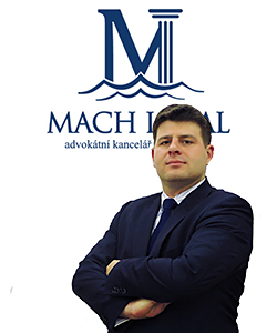 JUDr. Tomáš Mach, advokát, s logem MACH LEGAL